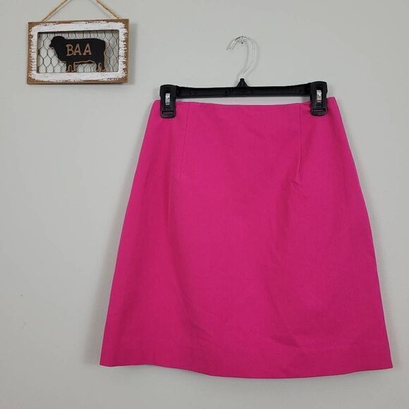Lilly Pulitzer Passion Pink Arizona Mini Skirt Sz 2 A-line Barbiecore Girly - Picture 2 of 10